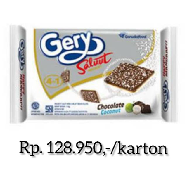 

Gery Saluut Malkist Chocolate Coconut Family Pack (isi 20pack)