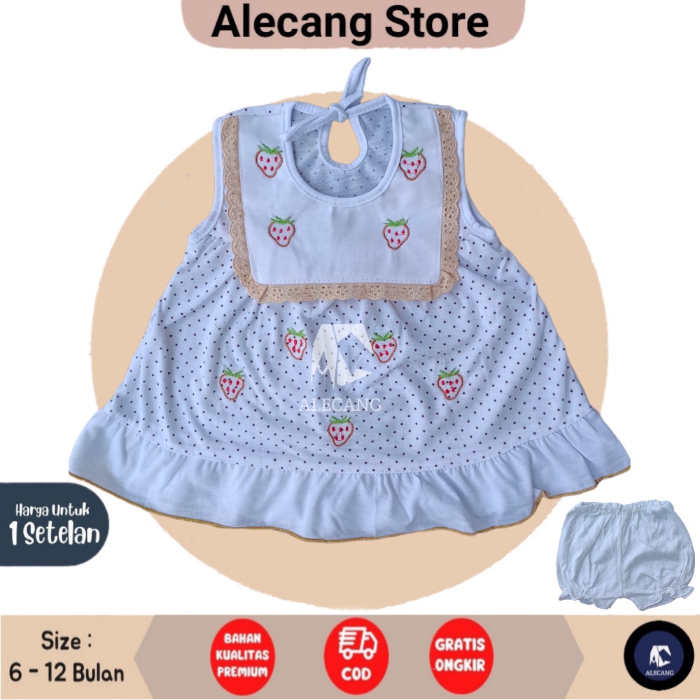 dress Bayi ALECANG 3 - 18 Bulan / Setelan Baju Bayi Perempuan