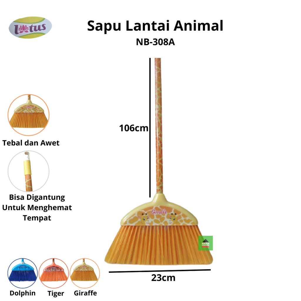Lotus Sapu Lantai Animal NB-308 A
