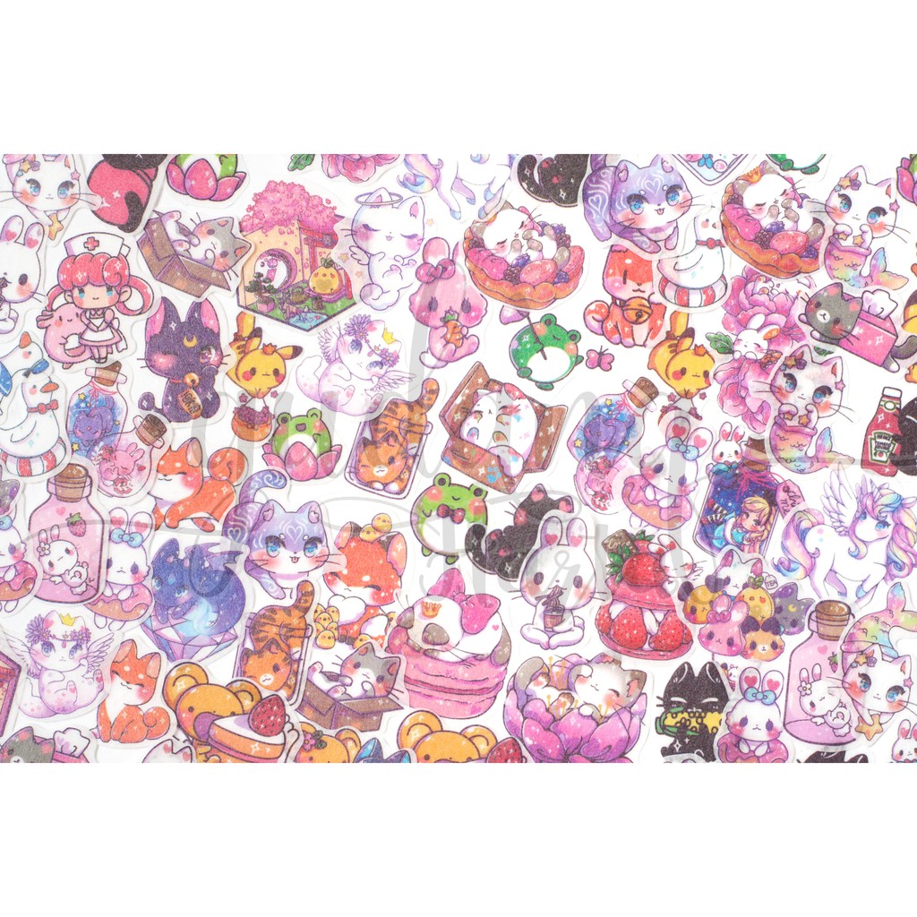 Stiker Magical Animal Sticker Hewan Unik Lucu DIY Scrapbook GH 303807