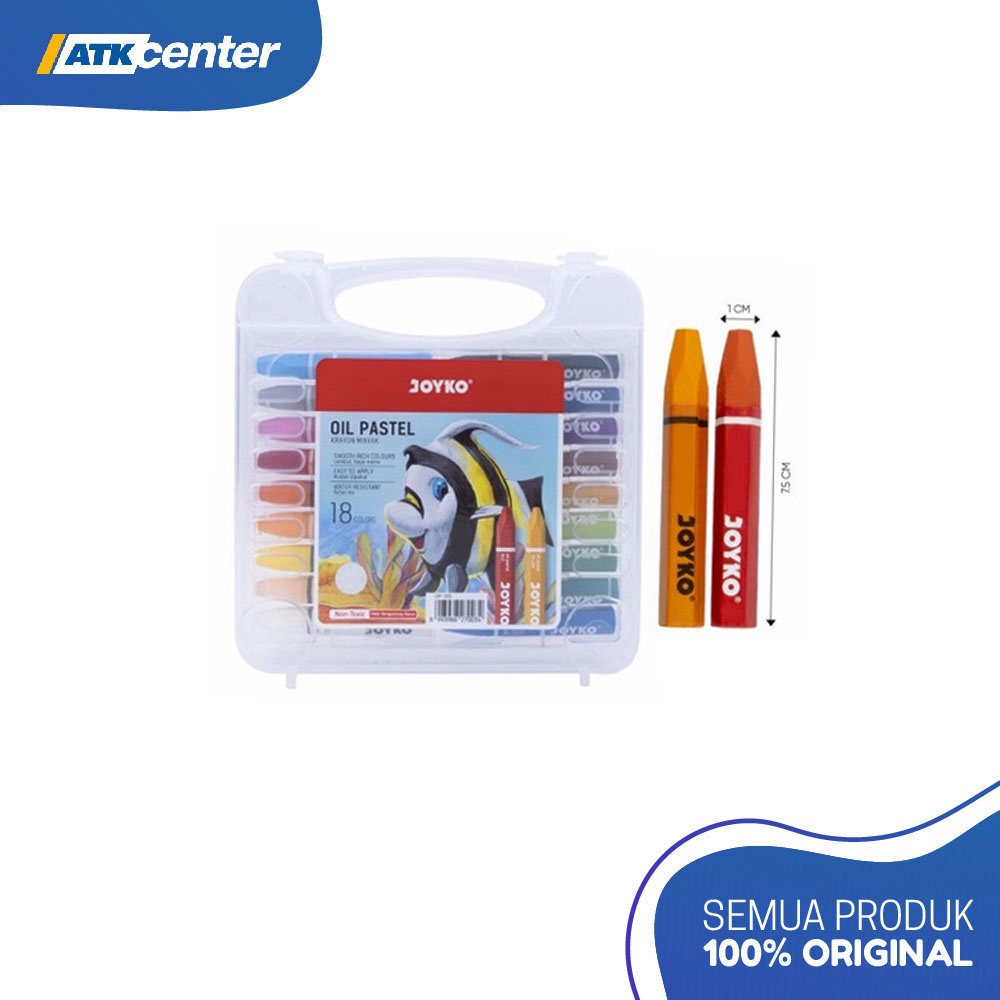 

OIL PASTEL / CRAYON JOYKO 18 WARNA