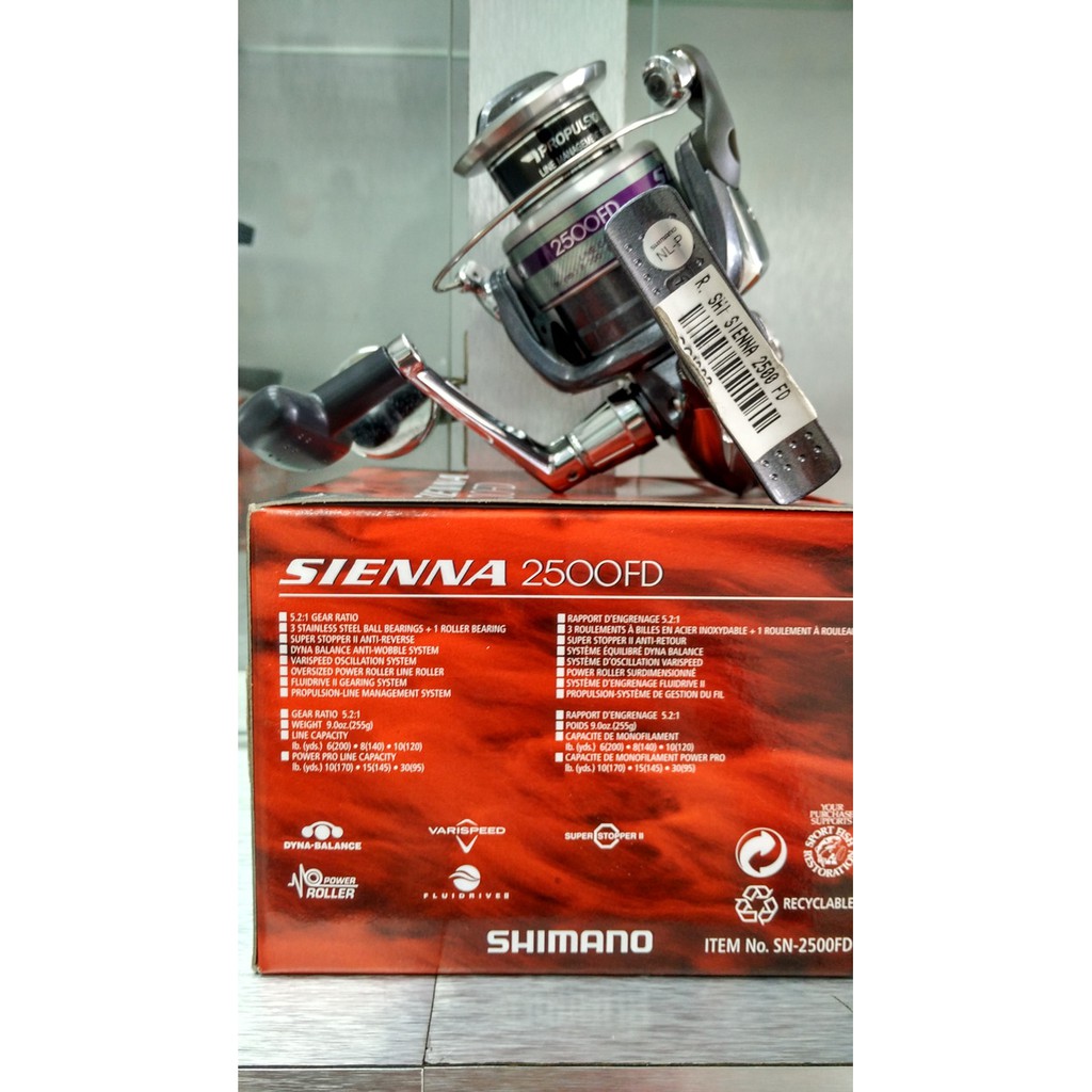 SUPER SALE Reel SHIMANO SIENNA 2500 FD Murah Berkualitas