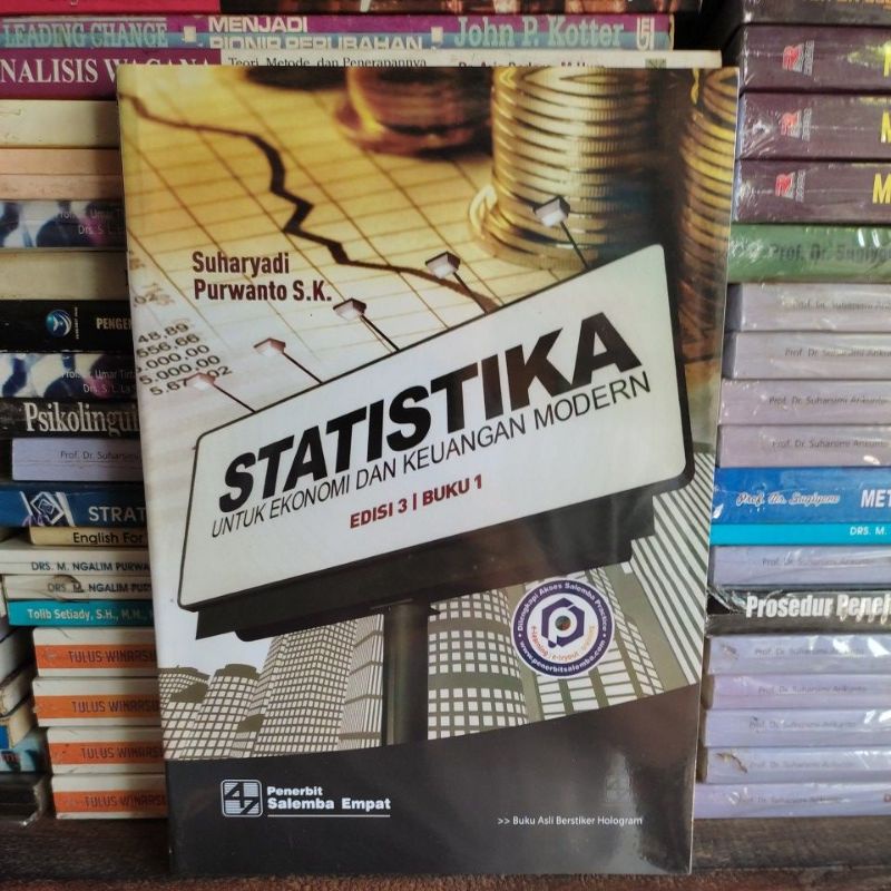 Jual Buku Statistika Untuk Ekonomi Dan Keuangan Modern Suharyadi Purwanto Sk Original