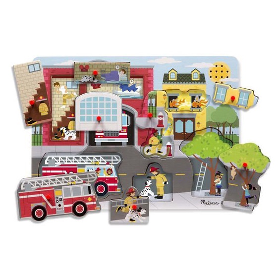 Melissa and Doug The Fire Station Sound Puzzle