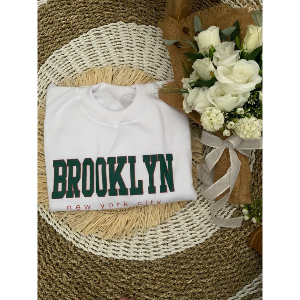 BROOKLYN SWEATER CROP SWEATER OVERSIZE SWEATER WANITA CROOPE