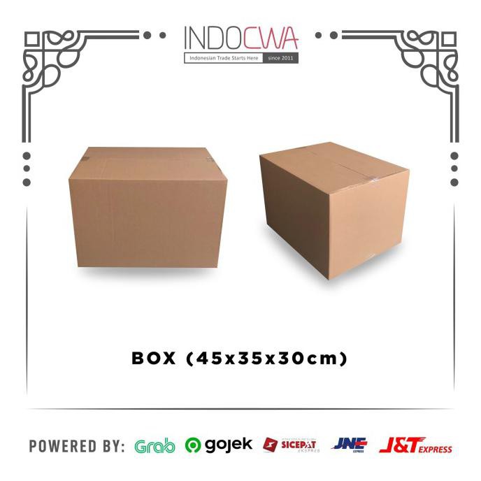 

5Fr6Dty- Kardus Box Karton Polos Murah Uk45X35X30 7Tttyr6-