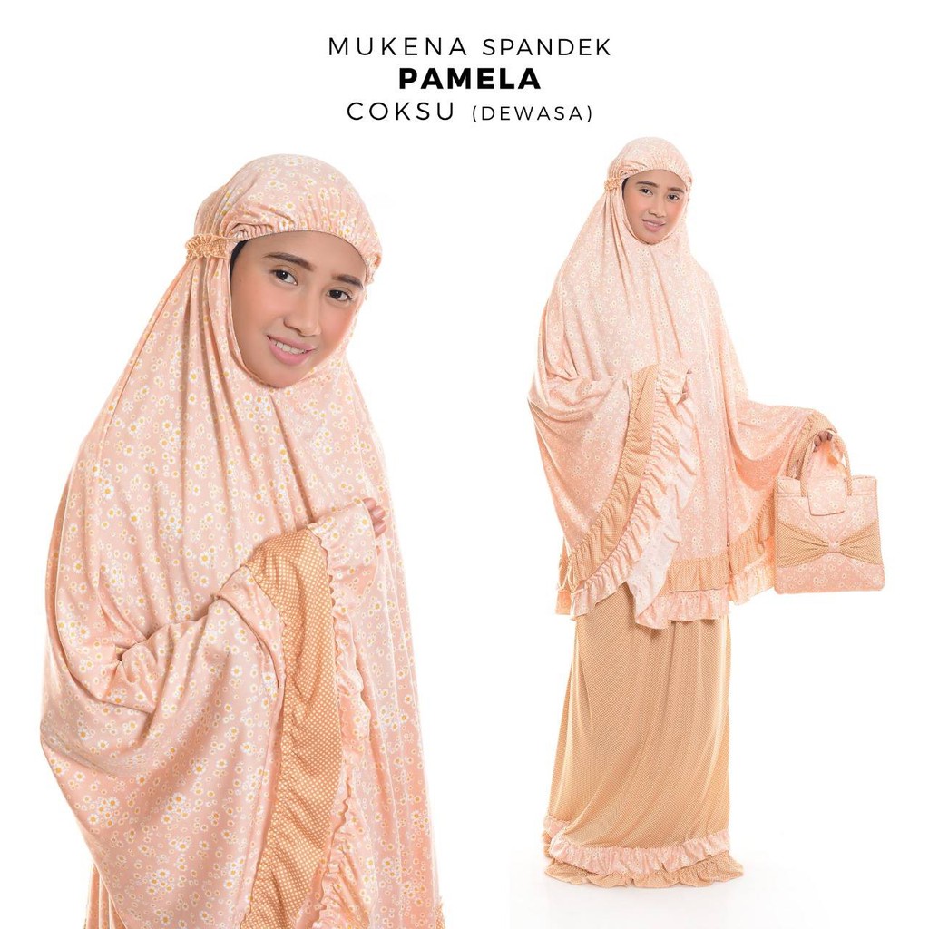 Mukena Dewasa Spandek Pamela ( DEWASA SAJA )