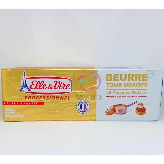 

BAYAR DITEMPAT ELLE VIRE UNSALTED BUTTER 2,5 KG / ELLE & VIRE MENTEGA TAWAR