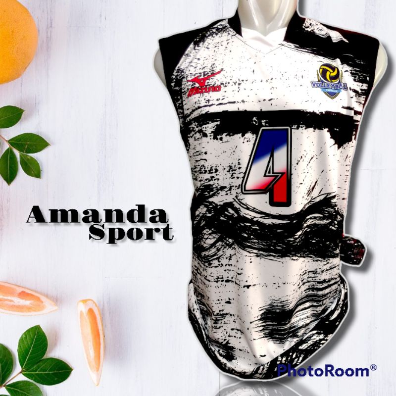 Kaos volly jersey volly printing