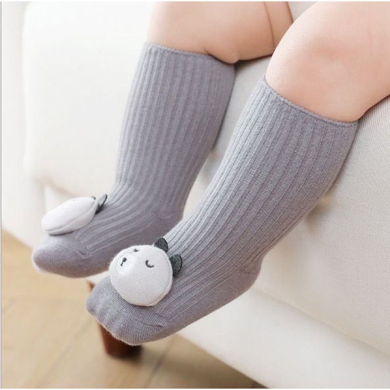 Kaos Kaki Bayi Panjang Kaos Kaki Anti Slip Kaos Kaki Bayi Motif 3d Import