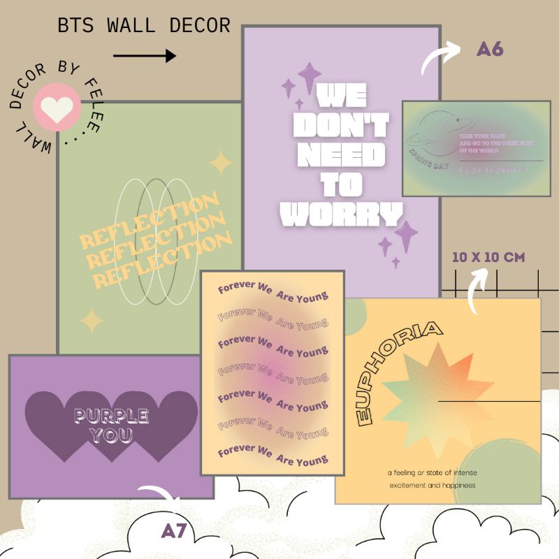 BTS WALL DECOR/ART PRINT