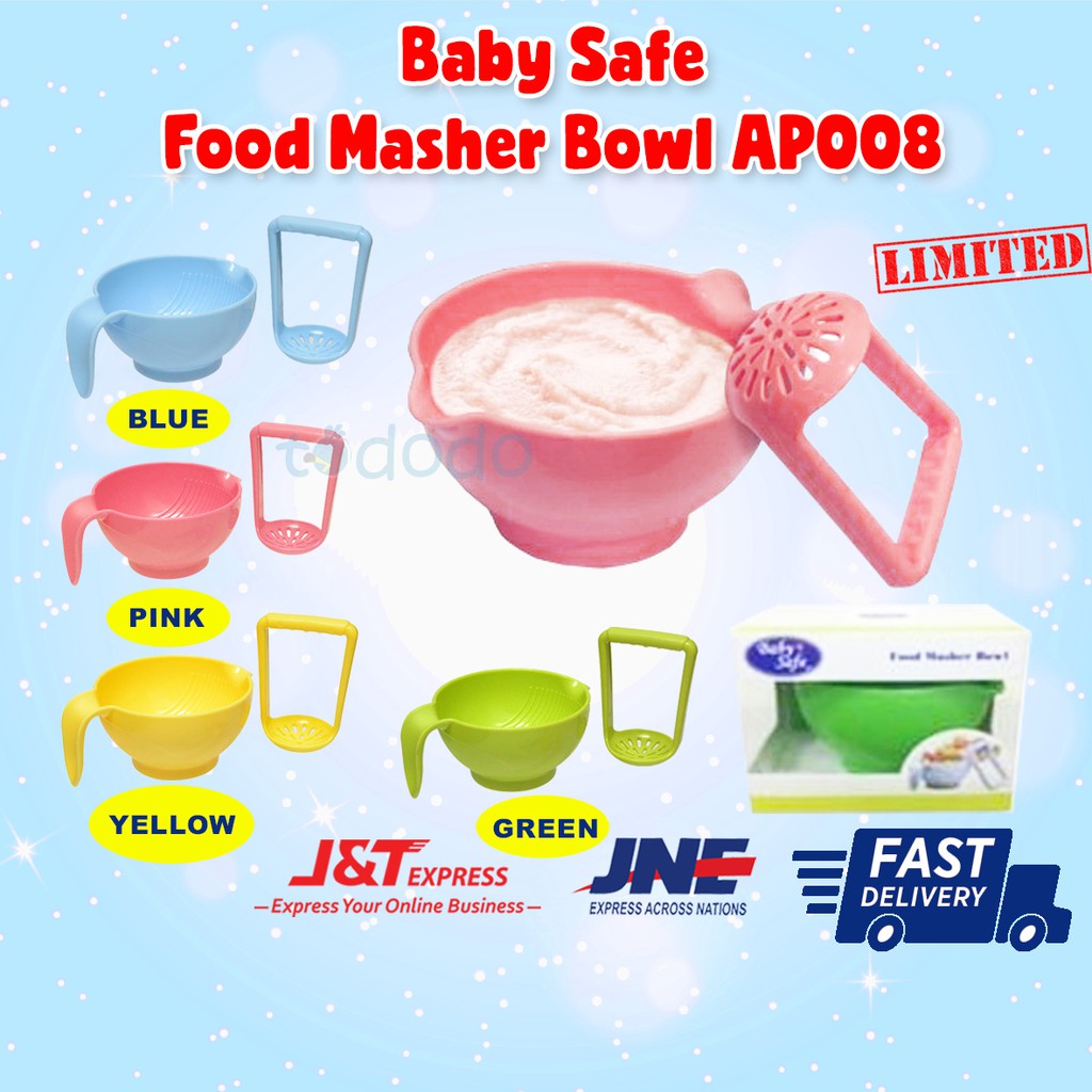 Baby Safe Food Masher Bowl AP008 - Penghalus Makanan Bayi