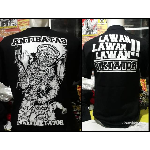 Tshirt anti batas lawan diktator