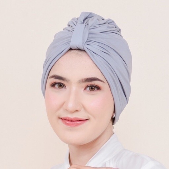 Turban instant dewasa Keyra jersey premium / Ciput turban Dewasa