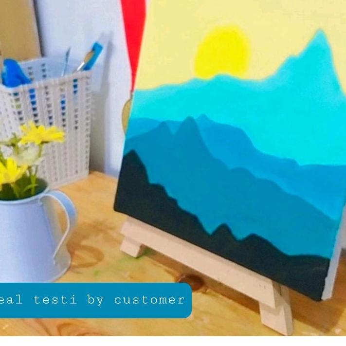 

GRATIS ONGKIR✅PAINT BY NUMBER MELUKIS KANVAS|RA4