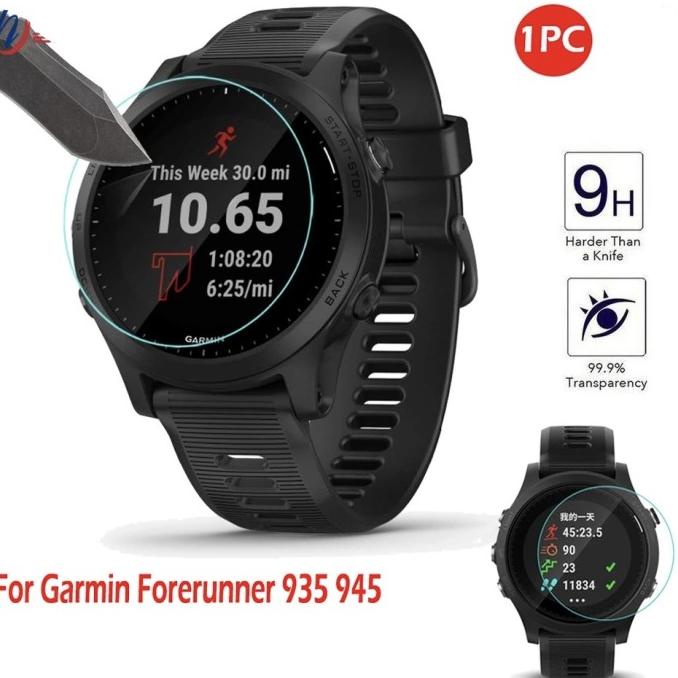 BAYAR DITEMPAT TEMPERED GLASS ANTI GORES KACA SCREEN COVER GARMIN FORERUNNER 935 945/SMARTBAND MURAH