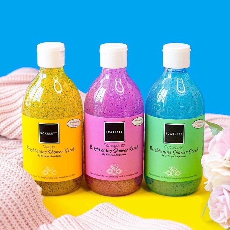 SCARLETT WHITENING Shower Scrub | Brightening Shower Scrub SCARLETT