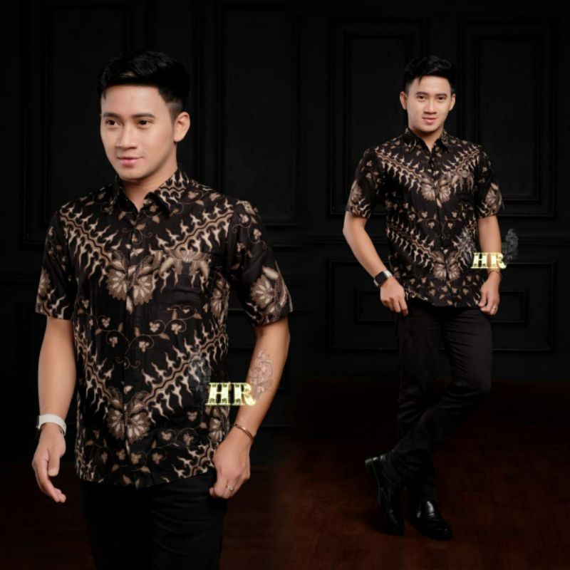 New Arrival Distro Batik Pria Bordir Sogan Batikaf Noto Arto Batik