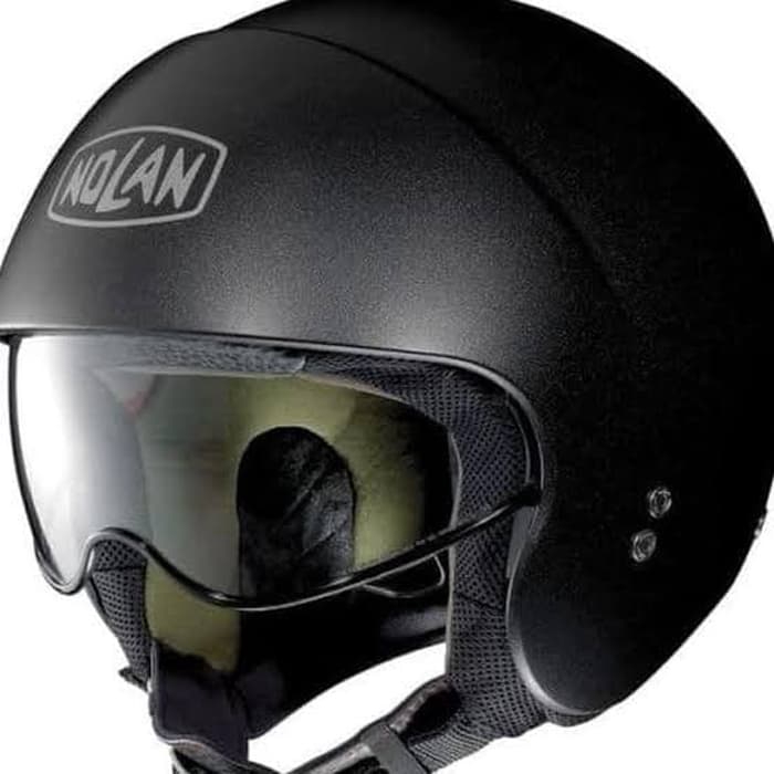 Helm Retro Klasik Nolan N21 Special 069 Flat Black Made in Italy