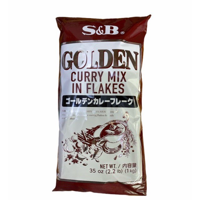 S&amp;B Golden Curry Mix Flakes 1kg