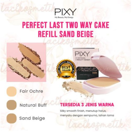 ✨LACIKOSME✨ PIXY PERFECT LAST TWO WAY CAKE &amp; CONCEALER - REFILL FULLSIZE BEDAK ORIGINAL