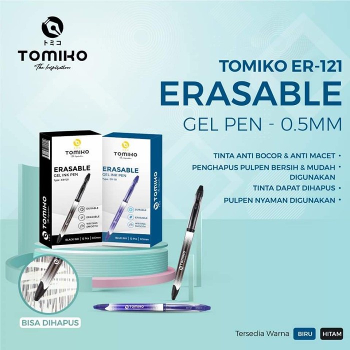 

Eklusif Pulpen Bisa Di Hapus Erasable Pen Gel 0.5 Mm Varian Warna Trendi