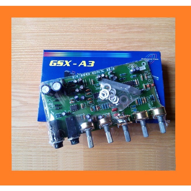 Rakitan MB183 GSX-A3 Echo MicToel Preamp dengan Tone Control Preamp