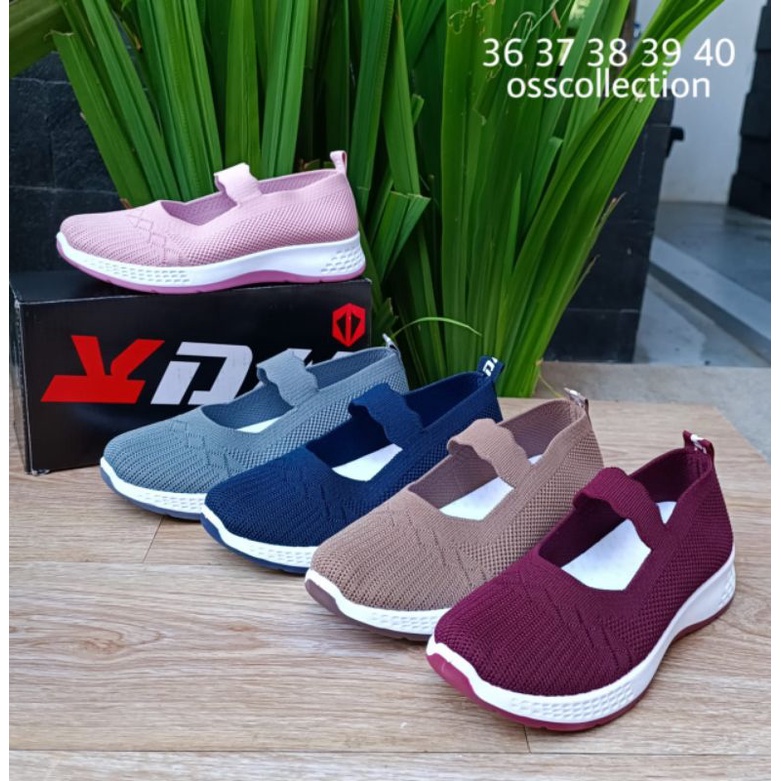 SEPATU RAJUT IMPORT ORI KDM | SEPATU JALAN JALAN EMPUK