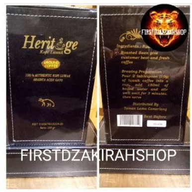 

Heritage kopi luwak gift box 100gr