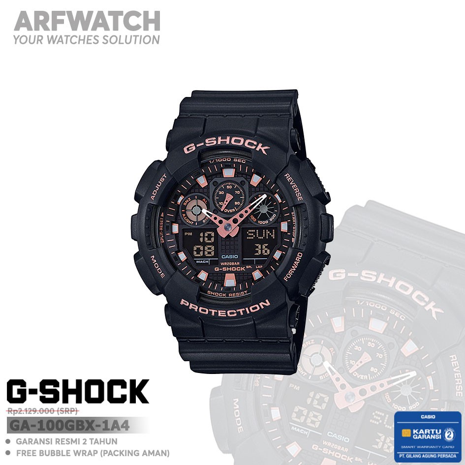 Casio G-Shock GA-100GBX-1A4 / GA-100GBX-1A4DR Original