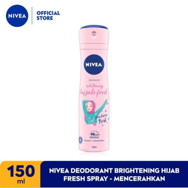 NIVEA Deodorant Whitening Hijab Fresh Spray 150ml