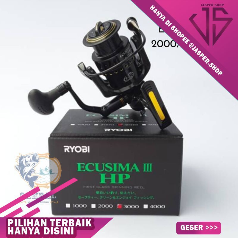 PROMO MURAH Reel Ryobi Ecusima III HP 2000 / 3000 / 4000 - Reel Pancing