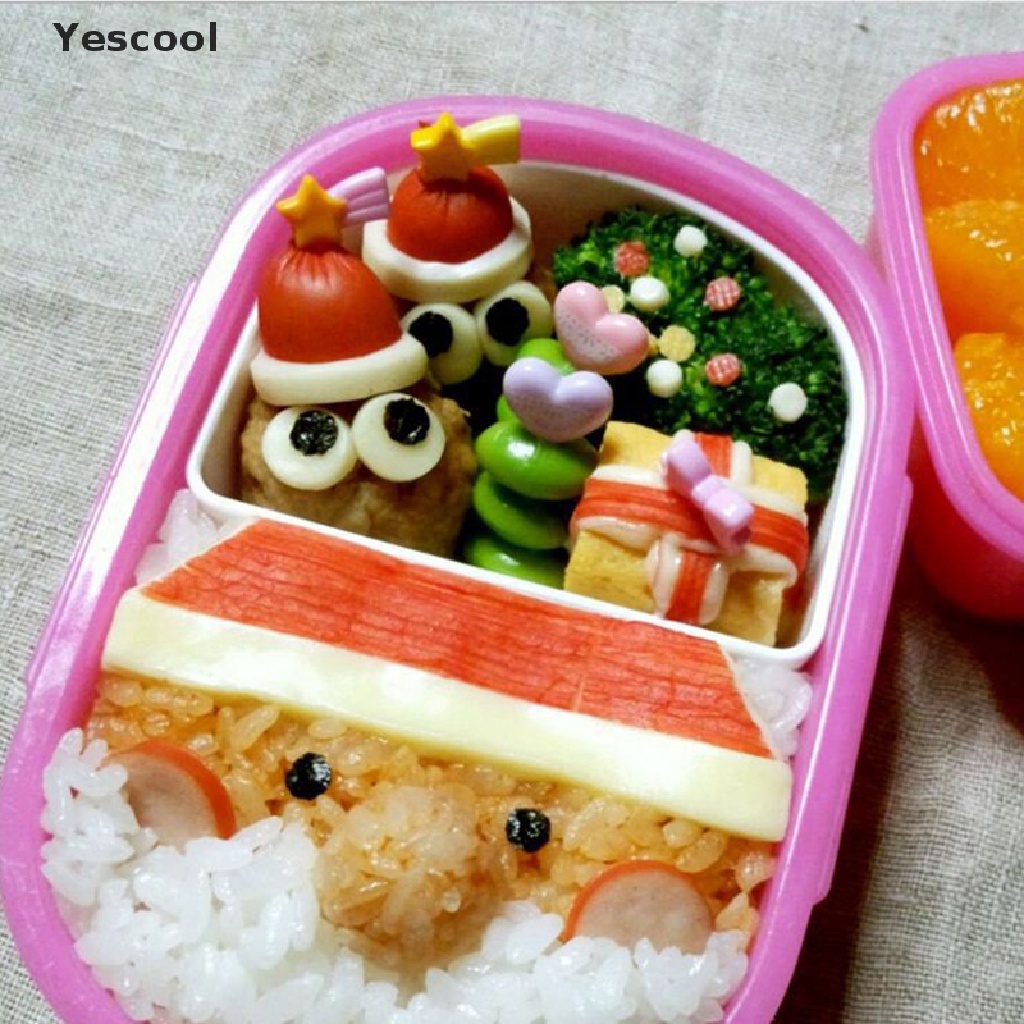 Yes Garpu Buahkuemakanan Penutupbento Desain Kartun Ukuran Mini Untuk Anak