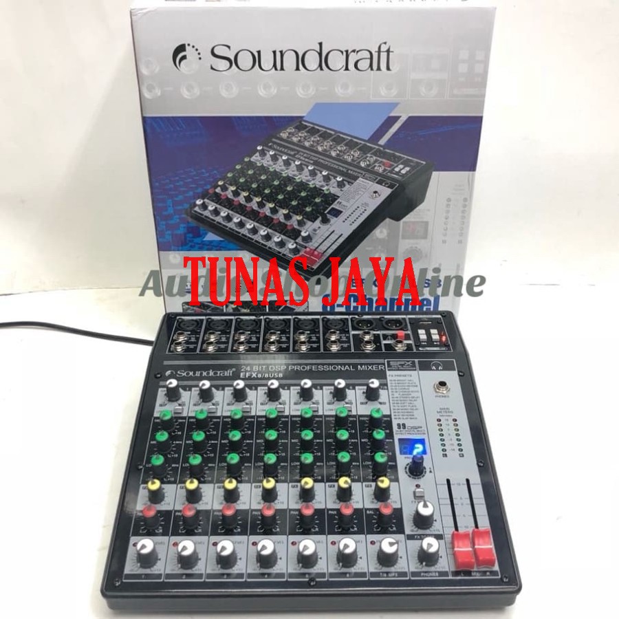 Audio Mixer Soundcraft EFX 8 / 8 USB efx8/8