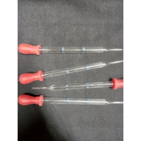 Pipet tetes kaca dot merah 2 ml (@10 bh)/ECER