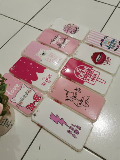 Case Crack Pinky Girl OPPO RENO 2F/3/REALME 5/5 PRO/6/6 PRO