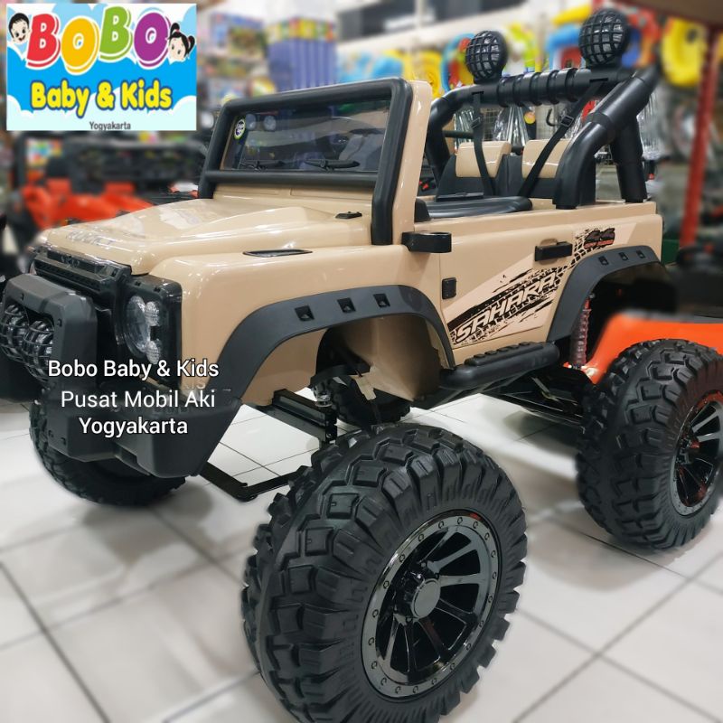 Mainan Mobil Aki Anak GARANSI Jeep Big Foot Rocky Monster Sahara Volta 5008M Mobilan Aki Anak Jeep Mobilan Aki Mobilan Aki Remote
