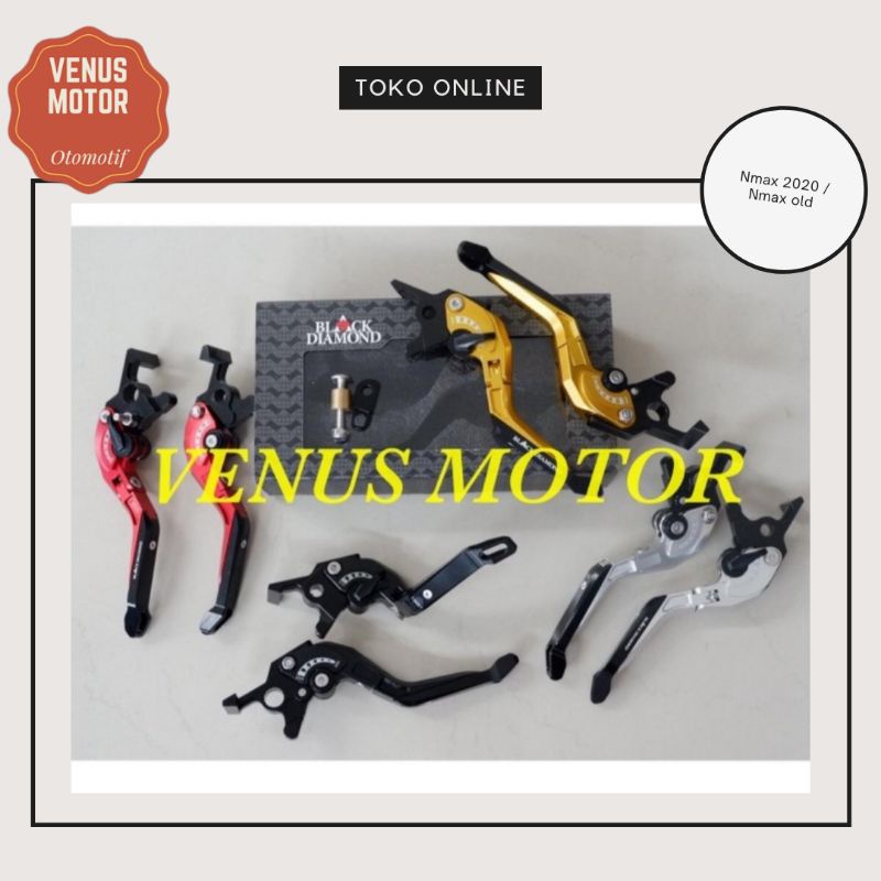 Handle Rem+Brakelock Black Diamond Yamaha NMAX Old dan NMAX 2020