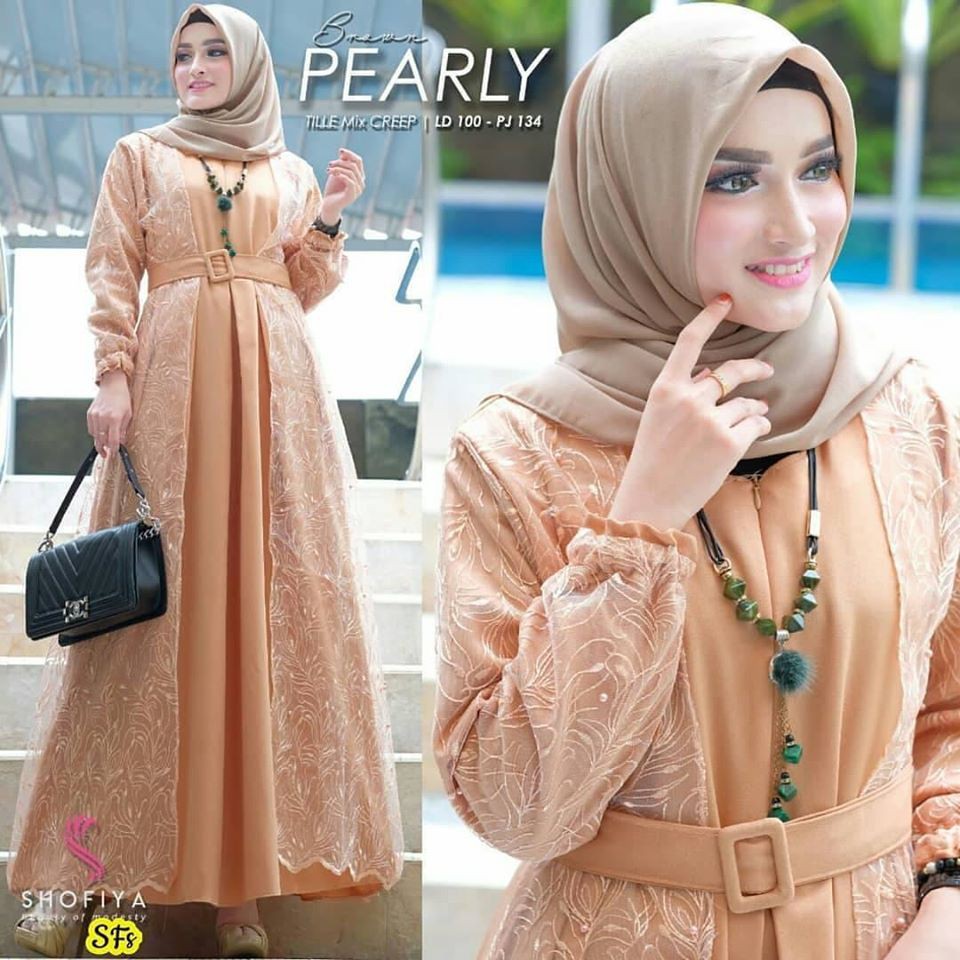 PEARLY MAXI / DRESS MUSLIM bv-MOCCA