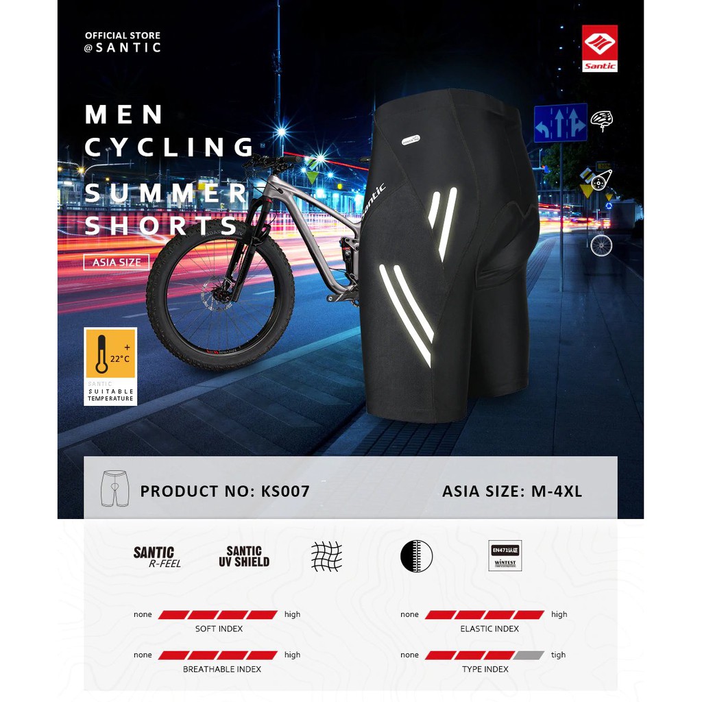 SALE Celana Sepeda Santic - Santic Cycling Pant HW16002