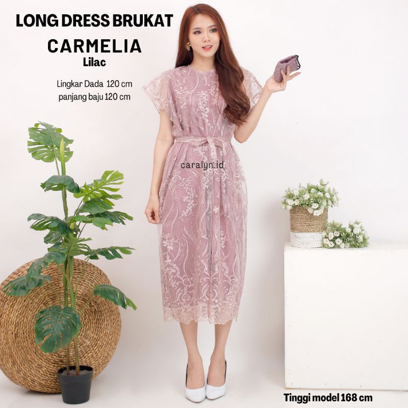 DRESS BRUKAT CANTIK WANITA CARMELIA