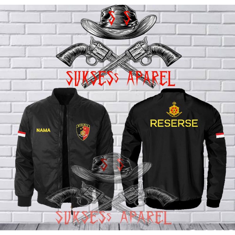 jaket reserse bomber/polisi/polri
