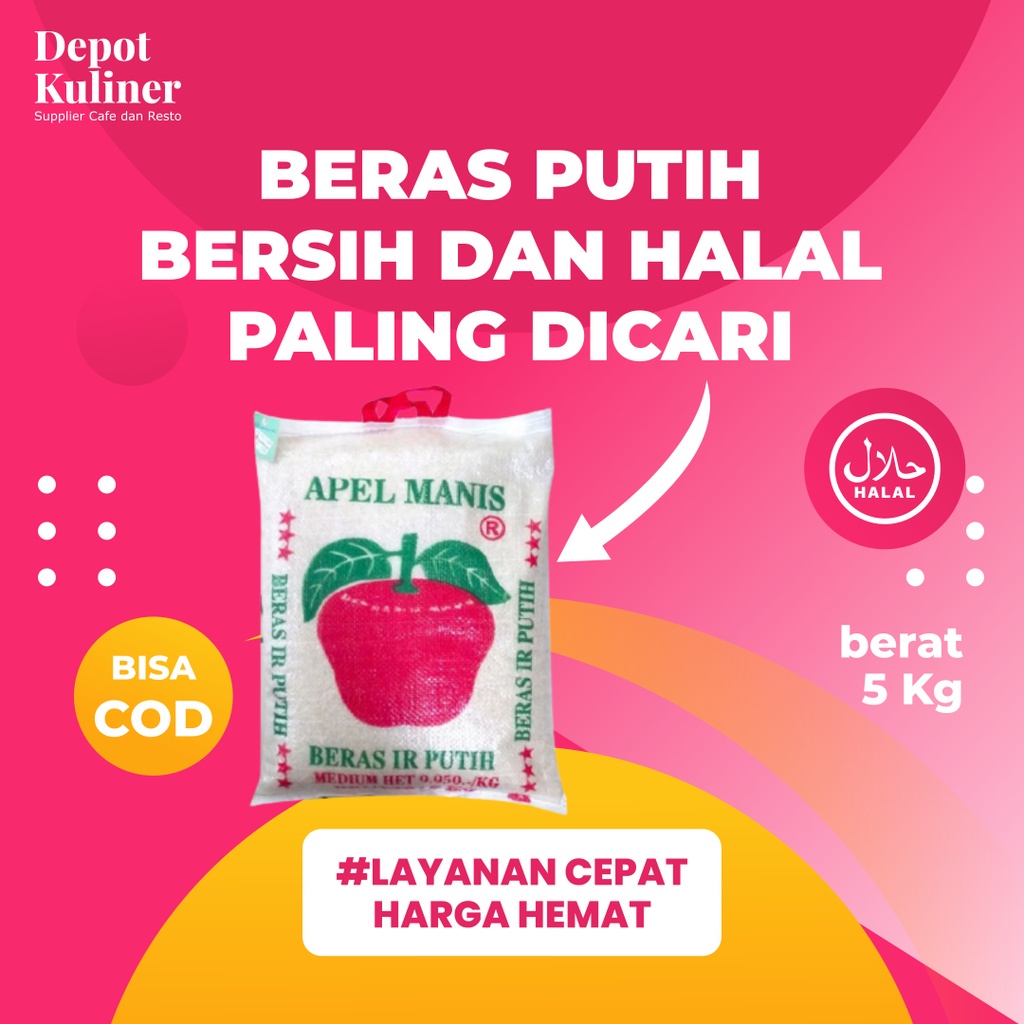 Depot Kuliner - Beras Apel Manis 5 Kg