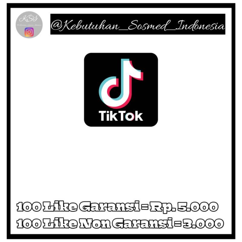 Auto Like TikTok Termurah Di Indonesia - Garansi Permanen