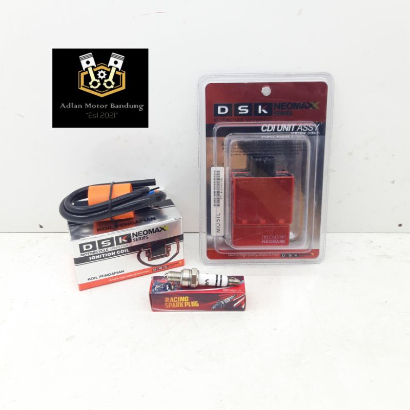 PAKET RACING CDI KOIL COIL DAN BUSI DSK NEOMAXX MIO 5TL PNP JUPITER Z SETARA BRT TENAGA NAIK 30%