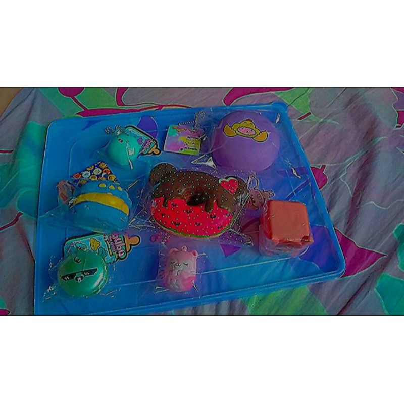 flash sale squishy super murah ibloom mashlo, yummibear donut,Sammy the patsier cream puff Halloween