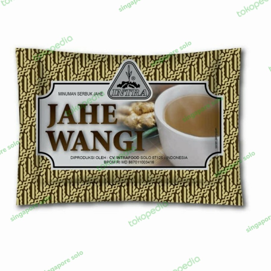 

Jahe Wangi Serbat Wangi Intra ecer 1 sachet