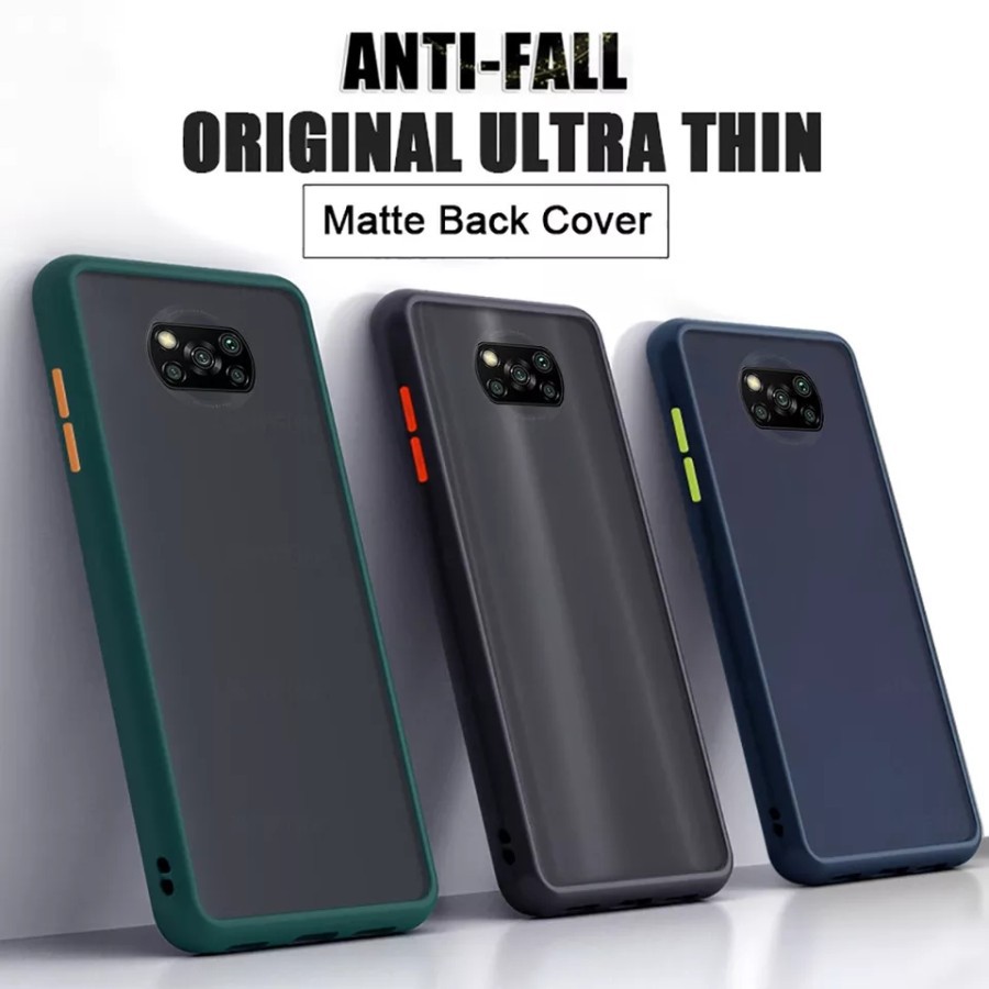 Soft Case Poco X3 NFC / Poco X3 pro Soft My Choice Aero Color Button Matte