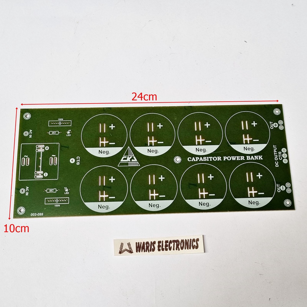 PCB Power supply 8 Elco capassitor elko