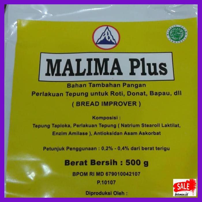 

RISAPE- MALIMA PLUS / PENGEMBANG ROTI / PELEMBUT ROTI 500GR -ASLIII.